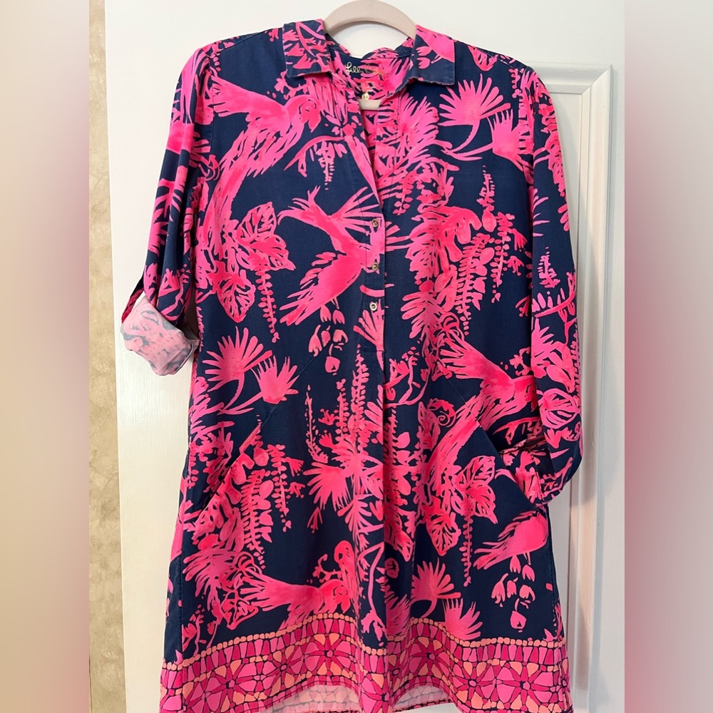 Lily Pulitzer like new, 100% rayon dress